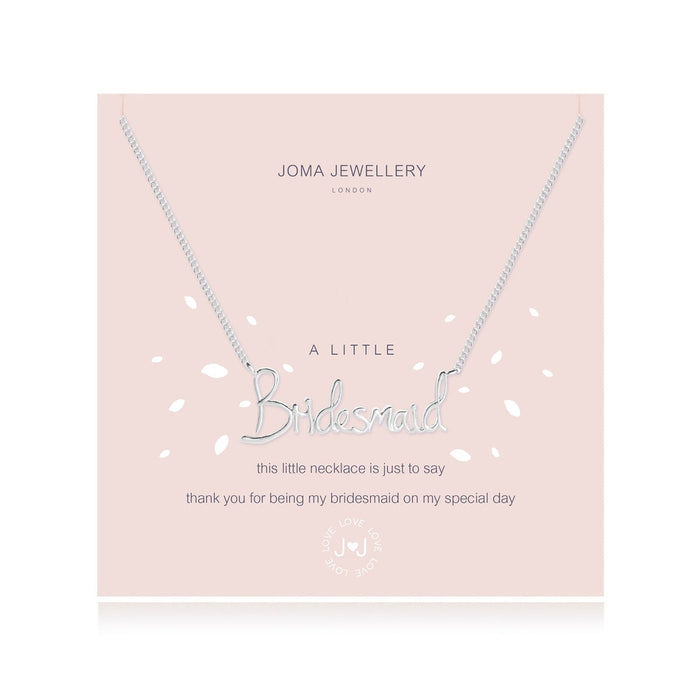 A LITTLE BRIDESMAID NECKLACE - Bumbletree Ltd