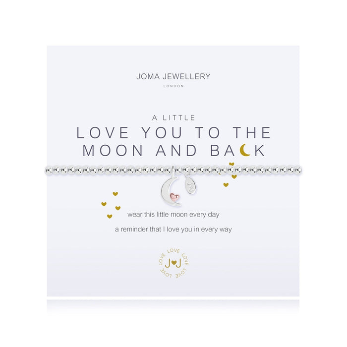 A LITTLE LOVE YOU TO THE MOON AND BACK BRACELET - Bumbletree Ltd