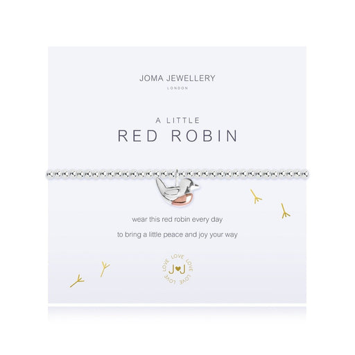 A LITTLE RED ROBIN BRACELET - Bumbletree Ltd