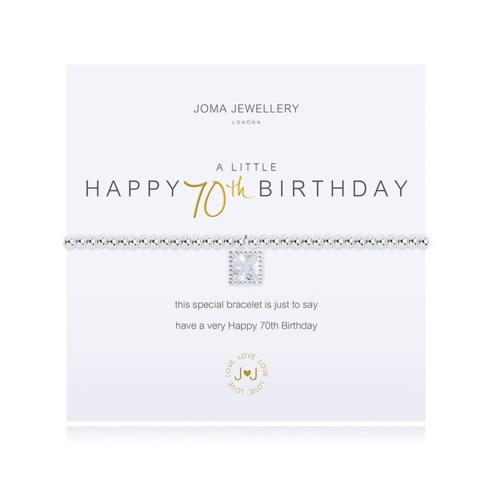 Joma Jewellery: A Little Happy 70th Birthday Bracelet Bumbletree