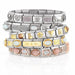 NOMINATION Classic Silver October White Opal Charm - Bumbletree Ltd