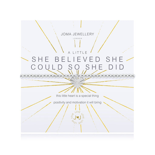 A LITTLE SHE BELIEVED SHE COULD BRACELET - Bumbletree Ltd