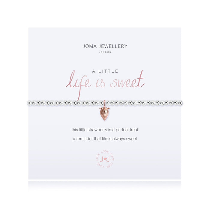 A LITTLE LIFE IS SWEET BRACELET - Bumbletree Ltd