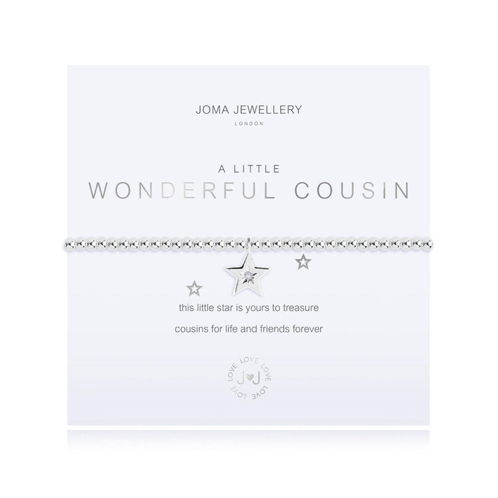 A LITTLE WONDERFUL COUSIN BRACELET - Bumbletree Ltd