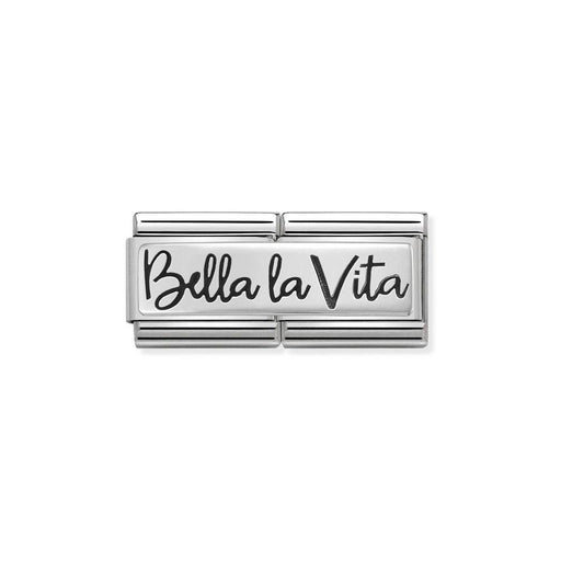 NOMINATION Classic Silver 'Bella la Vita' Charm - Bumbletree Ltd