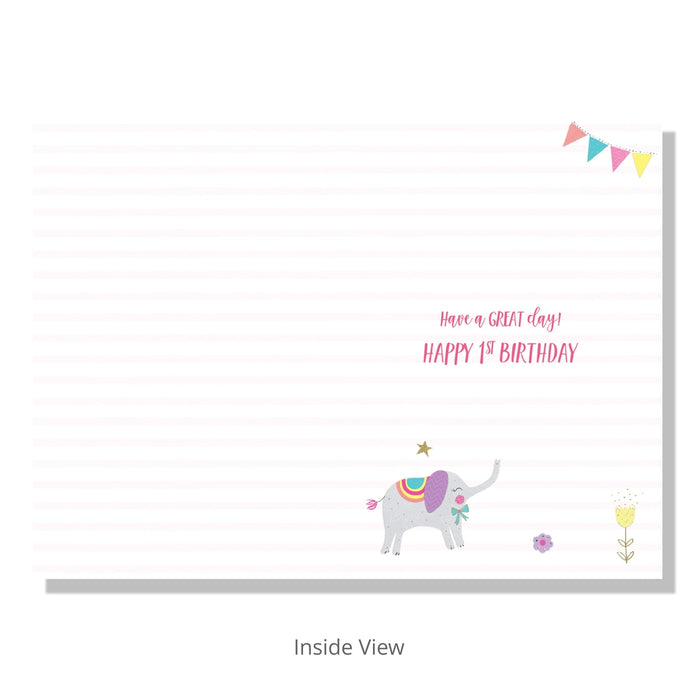 1st Birthday Card - Bumbletree Ltd