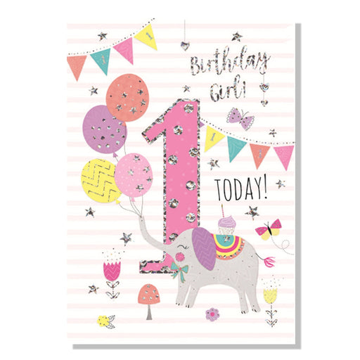 1st Birthday Card - Bumbletree Ltd