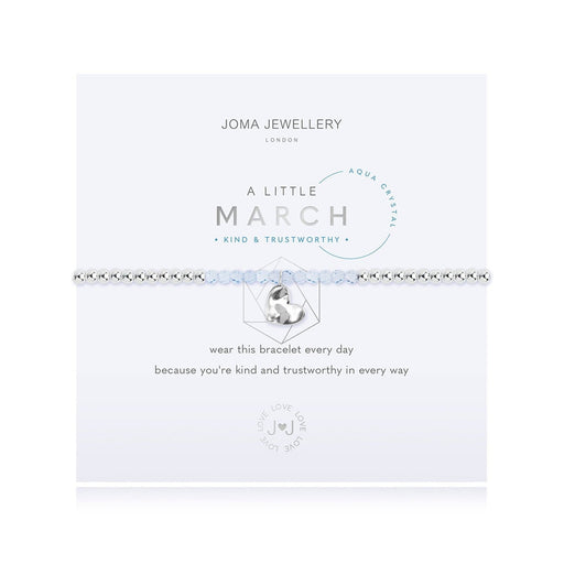 A LITTLE BIRTHSTONE MARCH AQUA CRYSTAL - Bumbletree Ltd