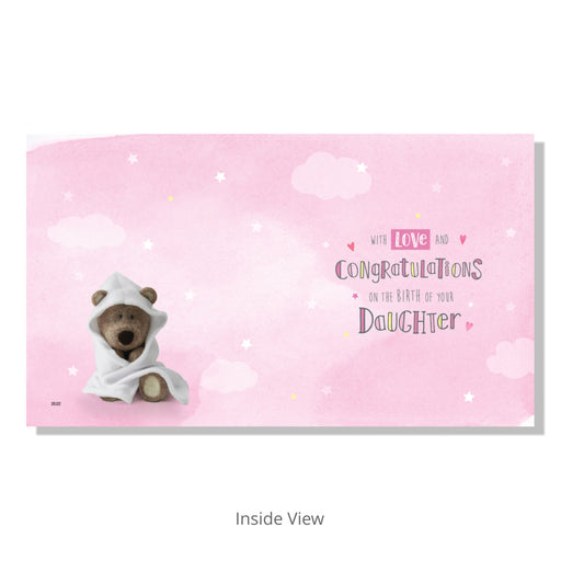 Welcome Baby Girl Card - Bumbletree Ltd