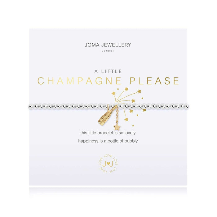 A LITTLE CHAMPAGNE PLEASE BRACELET - Bumbletree Ltd