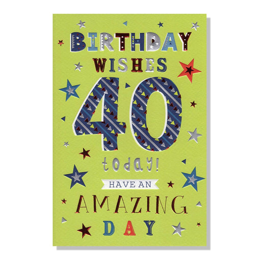 40th Birthday Card - Bumbletree Ltd
