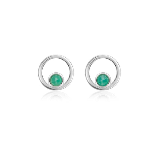 TREASURE THE LITTLE THINGS BIRTHSTONE EARRINGS AUGUST ADVENTURINE - Bumbletree Ltd