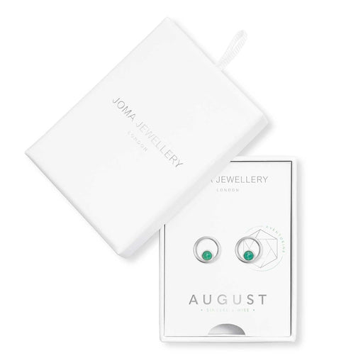 TREASURE THE LITTLE THINGS BIRTHSTONE EARRINGS AUGUST ADVENTURINE - Bumbletree Ltd