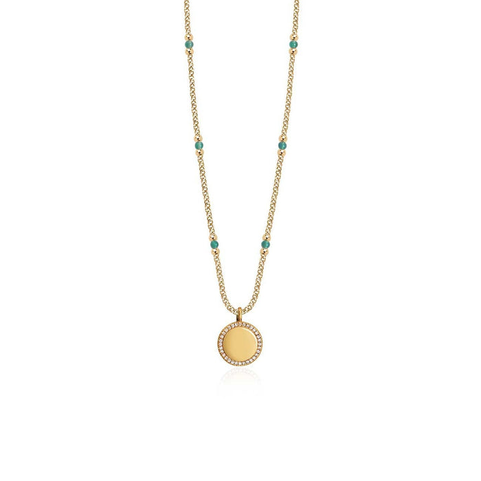 WELLNESS GEMS ADVENTURINE NECKLACE - Bumbletree Ltd