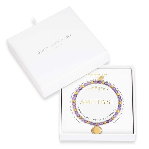 WELLNESS GEMS AMETHYST BRACELET - Bumbletree Ltd