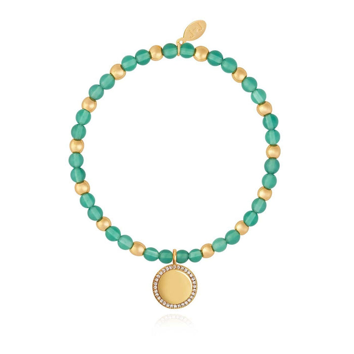 WELLNESS GEMS ADVENTURINE BRACELET - Bumbletree Ltd