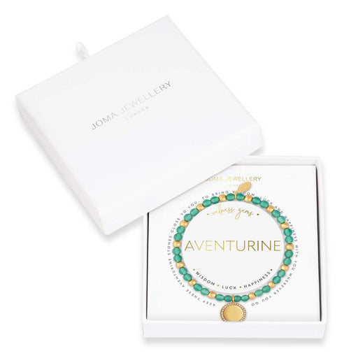 WELLNESS GEMS ADVENTURINE BRACELET - Bumbletree Ltd