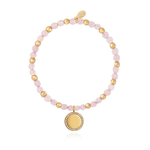 WELLNESS GEMS ROSE QUARTZ BRACELET - Bumbletree Ltd