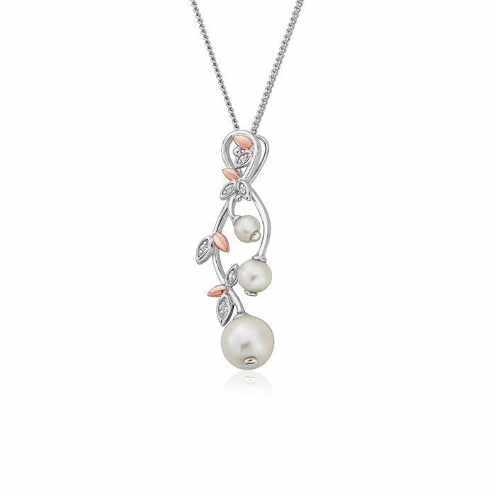 Lily of the Valley Pearl Pendant - Jewellery - Clogau - Bumbletree