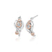 Pistyll Rhaeadr White Topaz Half Hoop Earrings - Jewellery - Clogau - Bumbletree