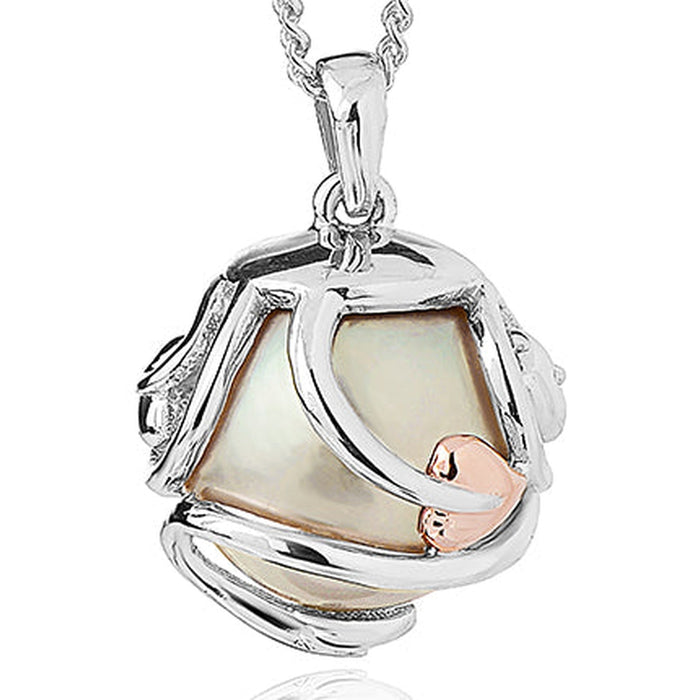 Tree Of Life Caged Pearl Pendant - Jewellery - Clogau - Bumbletree