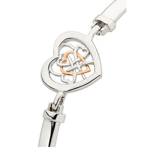 Welsh Royalty Heart Bangle - Jewellery - Clogau - Bumbletree