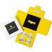 NOMINATION Classic Gold & Black Weightlifting Plate Charm - Bumbletree Ltd