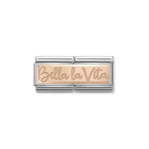 NOMINATION Classic Rose Gold 'Bella la Vita' Charm - Bumbletree Ltd