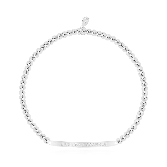 OCCASION GIFT BOX LIVE LOVE SPARKLE BRACELETS - Bumbletree Ltd