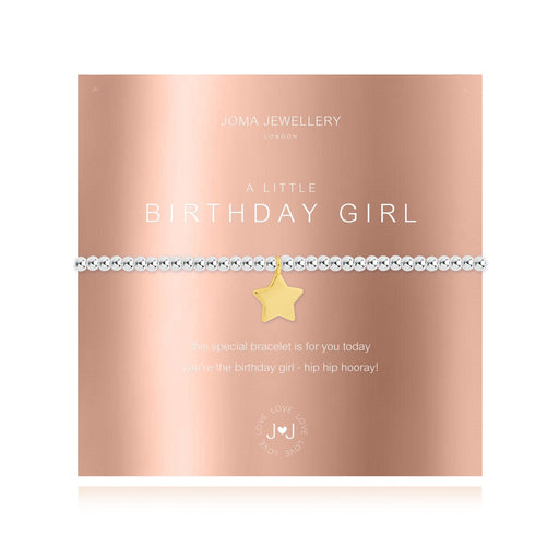 A LITTLE BIRTHDAY GIRL BRACELET - Bumbletree Ltd