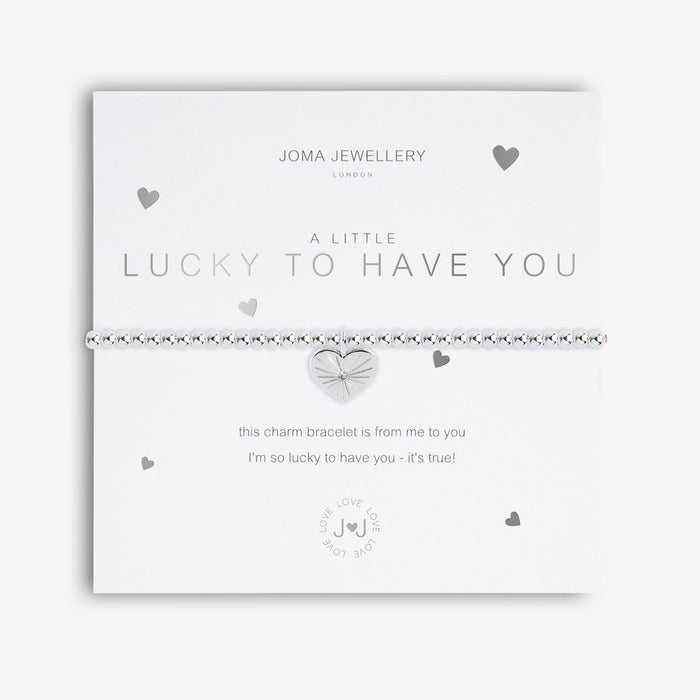 A Little 'Lucky To Have You' Bracelet - Bumbletree Ltd