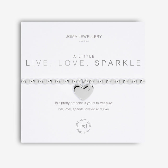 Colour Pop A Little 'Live Love Sparkle' Bracelet - Bumbletree Ltd