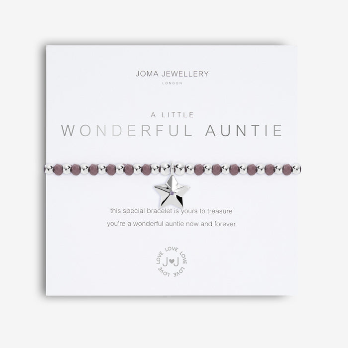 Colour Pop A Little 'Wonderful Auntie' Bracelet - Bumbletree Ltd