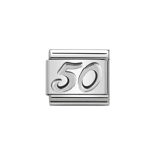 NOMINATION Classic Silver 50 Charm - Bumbletree Ltd