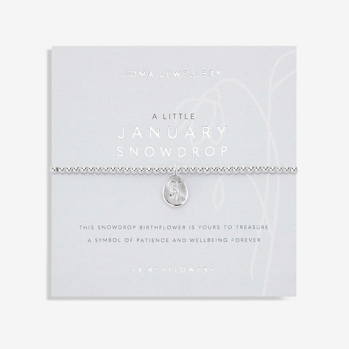 Joma Jewellery Birthflower A Little January Bracelet - Jewellery - Joma Jewellery - Bumbletree