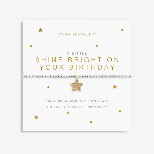 Joma Jewellery A Little 'Shine Bright On Your Birthday' Bracelet - Jewellery - Joma Jewellery - Bumbletree