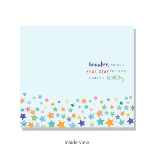 Just For You Grandson Birthday Card - Bumbletree Ltd