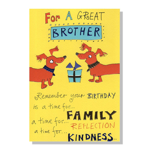 Brother Birthday Card - Bumbletree Ltd