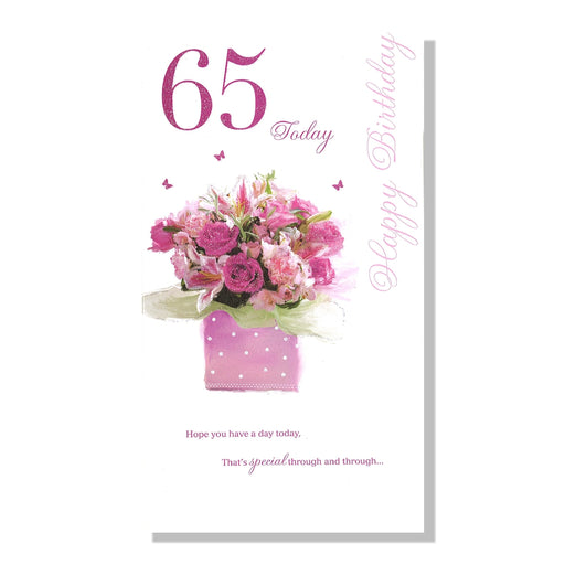 65th Birthday Card - Bumbletree Ltd