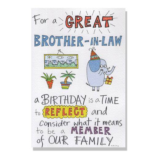 Great Brother-in-Law Card - Bumbletree Ltd