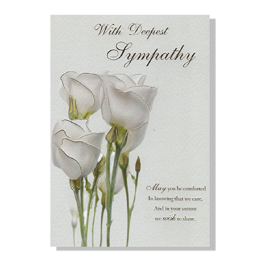 With Deepest Sympathy Card - Bumbletree Ltd