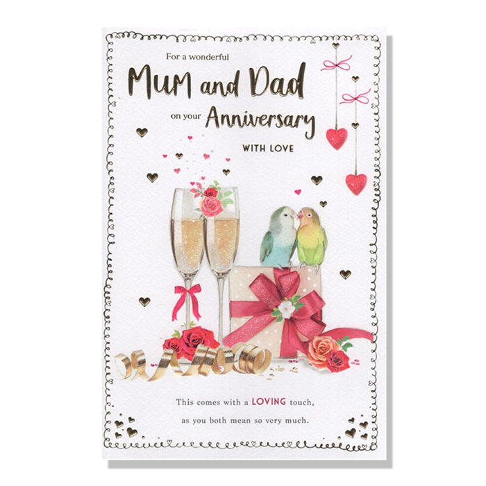 Mum & Dad Anniversary Card - Bumbletree Ltd