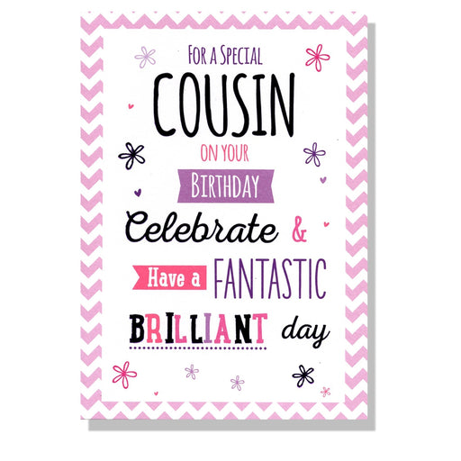 Special Cousin Birthday Card - Bumbletree Ltd
