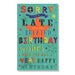 Belated Birthday Card - Bumbletree Ltd