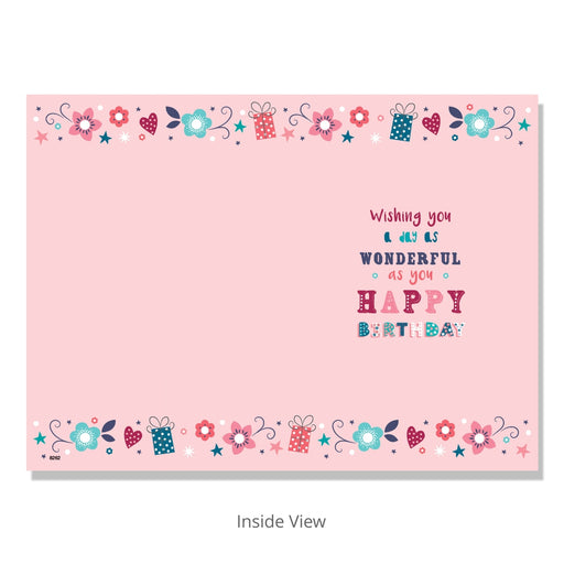 Wonderful Daughter Birthday Card - Bumbletree Ltd