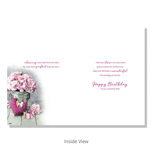 Wonderful Wife Birthday Card - Bumbletree Ltd