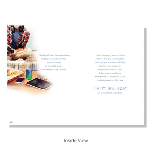 Special Grandson Gaming Birthday Card - Bumbletree Ltd