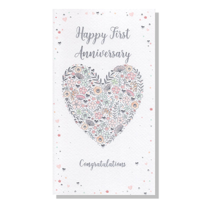 First Anniversary Card - Bumbletree Ltd