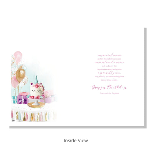 Wonderful Daughter Birthday Card - Bumbletree Ltd