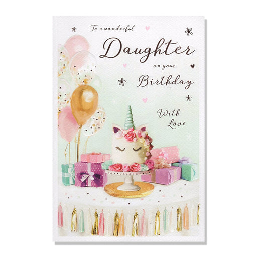 Wonderful Daughter Birthday Card - Bumbletree Ltd